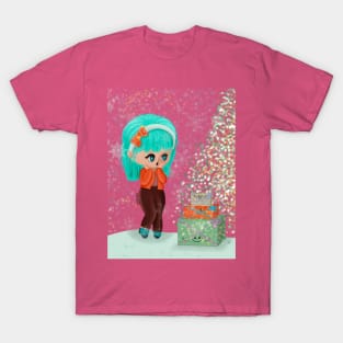 Cute Christmas winter holidays time T-Shirt